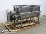 Image for 100 cu.ft. Stricklin #147, 316 Stainless Steel, 1/2 dimple jacketed, single motion paddle mixer, (2) 50" L scrapper paddles, 7-1/2 HP drive