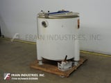Image for 500 gallon Tycon USA, glass lined, low pressure jacketed, mixing tank, 53" diameter x 56" deep