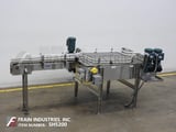 Image for 4-1/2" W x 112" L Nercon, Stainless Steel, bi-directional table top belt accumulation conveyor, 36"-42"discharge