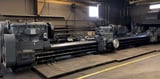 Image for 56" x 342" Bertram, engine lathe, dual carriages, 250 RPM, 28" 4-Jaw chuck, 3" spindle hole