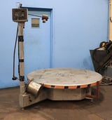 Image for 3500 lb. Rapid-air #PMD-35, pallet type, 65" diameter platform, 72" outside dimensions,forward/reverse, variable speed, 0-20 RPM, loop control, 1992, #10557