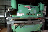 Image for 230 Ton, Niagara #HBM-230-8-10, CNC hydraulic press brake, 10.4' overall, 102" between housing, 10" stroke, 8" throat, 17" open height, 7" closed height, 30 HP, Hurco Autobend 5C CNC, palm buttons, electric foot pedal, 2001