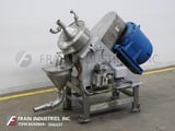 Image for Rietz #RA3-12-K122, versatile, variable speed 45 degree angle disintegrator, 24" OD reduction chamber, (5) sets of 3 impellers, belt driven rear mounted 50 HP motor drive