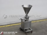Image for Fryma #MZ-110, Stainless Steel colloid mill, 300-3000 litres/hour, with 17-1/4" ID x 21" deep Stainless Steel connical product hopper