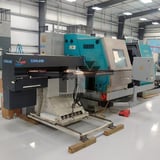 Image for Index #G300, CNC lathe, 9-Axis, 10" chuck, 3.4" bar, 28" turn length, 12 station turret, C200-4 Control, 1996