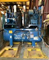 Image for 15 HP Quincy #QRDT15DT00001, air compressor, dual motor, 2000