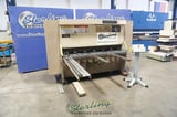 Image for 10 gauge x 6' Cincinnati #135HS, hydraulic power shear, 60-85 SPM, 8 holddowns, 36" Back Gauge, front operated programmable digital micro computer, #A6219
