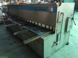 Image for 1/4" x 12' Baykal #HGL-3700X6, hydraulic swing beam shear, 39" front operated power back gauge, S/N 3733, 1999