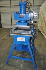 Image for 15 Ton, Stockmeir/Shar, hydraulic press, 7" stroke, 9" daylight, 10-3/4" x 15-1/4" upper platen, 22-3/4" x 21-1/2" heated platen, 2009