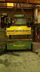 Image for 100 Ton, Rousselle #10B80, double crank gap frame press, 6" stroke, 15" Shut Height, air clutch, 50 SPM