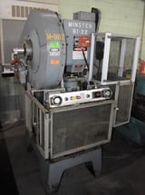 Image for 22 Ton, Minster #B1-22, high speed gap frame press, 1.25" stroke, 8.75" SH, air clutch, 0-650 SPM