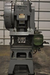 Image for 32 Ton, Minster #B1-32, gap frame press, 1.5" stroke, 11" SH, air clutch & brake, 0-400 SPM