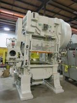 Image for 100 Ton, Minster #P2-100, straight side double crank press, 1.5" stroke, 18" Shut Height, air clutch & brake, 150-300 SPM