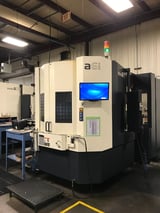 Image for Makino #A61, horizontal machining center, 60 automatic tool changer, 28.7" X, 25.6" Y, 28.7" Z, 12000 RPM, #40, 4-Axis, Makino Pro 3, 19.7" pallets, Renishaw probe, coolant, 2005