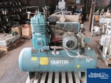 Image for 10 HP Curtis #LV9711-A3, air cooled, mounted on 80 gallon Carbon Steel air tank, 460 V., 3 phase, 1998, #46951, 1998