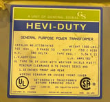 Image for 145 KVA 380 Primary, 460Y/266 Secondary, Hevi-Duty transformer