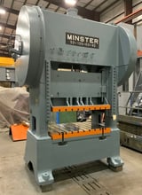 Image for 135 Ton, Minster #S2, straight side double crank, 10" stroke, 22" Shut Height, 60" x40" bed, 33 SPM (2 available)