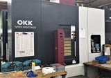 Image for OKK #VP-600, CNC vertical machining center, 40 automatic tool changer, 44" X, 24" Y, 18.1" Z, 20000 RPM, CT40, dual pallet, coolant thru spindle, 2010