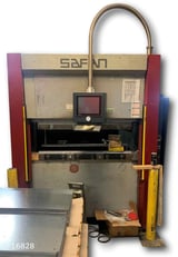 Image for 25 Ton, Safan #SMK-K-25-1250, hydraulic CNC press brake, 4.5" stroke, 49" working length, 8 HP, TS1 Control, S/N MK 482, 2001