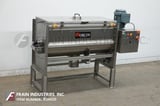 Image for Morcos #RM1200, double ribbon mixer, 40 cu.ft., 304 Stainless Steel contact parts, 14.75 HP, mounted on Stainless Steel 4 leg frame