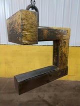 Image for 20000 lb. Cady, coil lifting c-hook, 36" W, 20" hght in C, 32" x 10" stinger, #14592