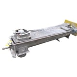 Image for 9" diameter x 7' long, Stainless Steel screw conveyor, 9" pitch screw