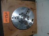 Image for 12" Logan #362-12-6, 3-jaw power chuck, center, A1-6 back, tongue-groove jaws