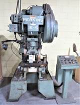 Image for 15 Ton, Perkins #15S, gap frame press, 1.5" stroke, 7.75" shut height, 2.25" adj., 200-800 SPM, 10" x20" bed, air clutch & brake