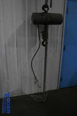Image for 2 Ton, Cm #1L, electric chain hoist, 16' lift height, 8 FPM, 1 HP, #65168