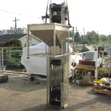 Image for New England Machinery, Bucket Elevator Converyor, Stainless Steel, 18" L x 10" width x 10" D he Rex plastic buckets, 5 hp, 90 vdc