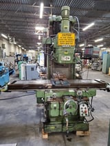 Image for OKK #MH-4V, bed type vertical mill, 17-3/4" x78-3/4" table, 3 HP, Acu-Rite 3-Axis digital read out, power draw bar, 8" Kurt vise, 1981