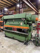 Image for 65 Ton, Wysong #6508, mechanical press brake, 10' overall, 3" stroke, 12" die space, 5" adj., foot pedal, #15963