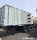 Image for 500 KW Volvo, diesel generator, enclosure mounted on trailer, 7597 hours, 2002, #89104