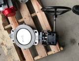 Image for 8" AT Controls #POWERSEAL, Sanitary Butterfly Valve, 316 Stainless Steel,