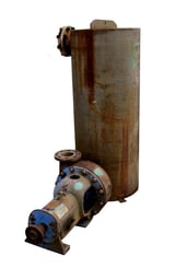 Image for 50 GPM, Discflo Corp., Stainless Steel Pump, suction pot 2' diameter x 5' T/T