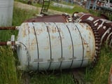 Image for 200 gallon Pfaudler, Glass Lined Vessel, 25/FV @ 650 deg.F, 36" diameter x 4' T/T, Clamp-on top, Mounted on legs