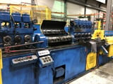 Image for 5/8" Lewis #10FHA, Wire Straightener and Cutoff Machine, 18' Rack length, 350 FPM, 5 rotary straightener, 3 entry roll, 5 exit roll