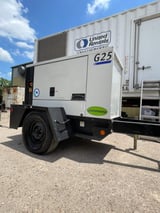 Image for 20 KW Daewoo Doosan #G25, trailer mounted, sound atternuated enclosure, Tier 4i, 120/240/208/277/480V., 1977 hours, 2014, Call for Pricing