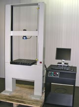 Image for 22500 lbf. (100kn) MTS #Qtest-100, 2 ball screw electro-mechanical tension & compression testing machine