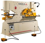 Image for 6" x 6" x 1/2" Geka #Hydracrop-110SD, 120 ton Hydraulic Ironworker With CNC X-y Positioning Table And Semi-paxy, new