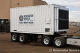 Image for 1000 KW Mitsubishi, diesel, sound atternuated enclosure mounted on trailer, 120/208 Volts, 110 hours, 2007, #89188