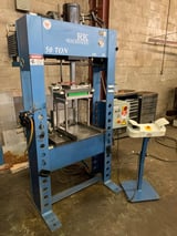 Image for 50 Ton, RK Machinery #HFP-50T, hydraulic H frame press, 12" stroke, 6" bore, 10 HP