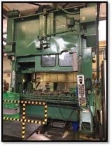 Image for 300 Ton, Minster #E2-300-96, straight side double crank, 12" stroke, 30" Shut Height, 96" x 48" Bed, 60 SPM, air clutch, 1995