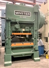 Image for 150 Ton, Minster #P2-150-60, straight side double crank, 6" stroke, 23" Shut Height, 40" x 60" Bed, 90 SPM, CNC Control, air clutch, 1981
