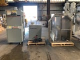 Image for Hosokawa Polymer Systems #20/12 RO SIL TANDE, Granulator, Twin Mounted, 5 HP, 460 Volt Each, 8" x 5" Feed Opening, with Feed Hopper and Discharge Blower