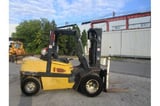 Image for 10000 lb. Yale #GLP100MJ, Forklift, 3 Stage Mast, Propane, 4' Lumber Forks, Solid tires, 94" lowered, 185" raised