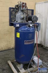 Image for 22 cfm, 175 psi, Cast Air Compressor Co. #538VC1-S, 5 HP, 80 gallon tank, #73346