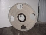 Image for Bull Gear & Pinion, 130 tooth bull gear, 52.75" dia., 4" wide, 13 tooth pinion gear