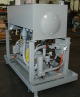 Image for 15 HP Vickers #PVB45, pressure comp, 30 gpm to 1000 psi, 100 gal.tank, drip pan, #1381