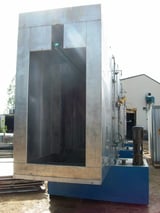 Image for Advanced Curing Sys. Stainless Steel monorail conv.pretreat parts washer, 3' 6" W x 6' 4" H, 3 stage